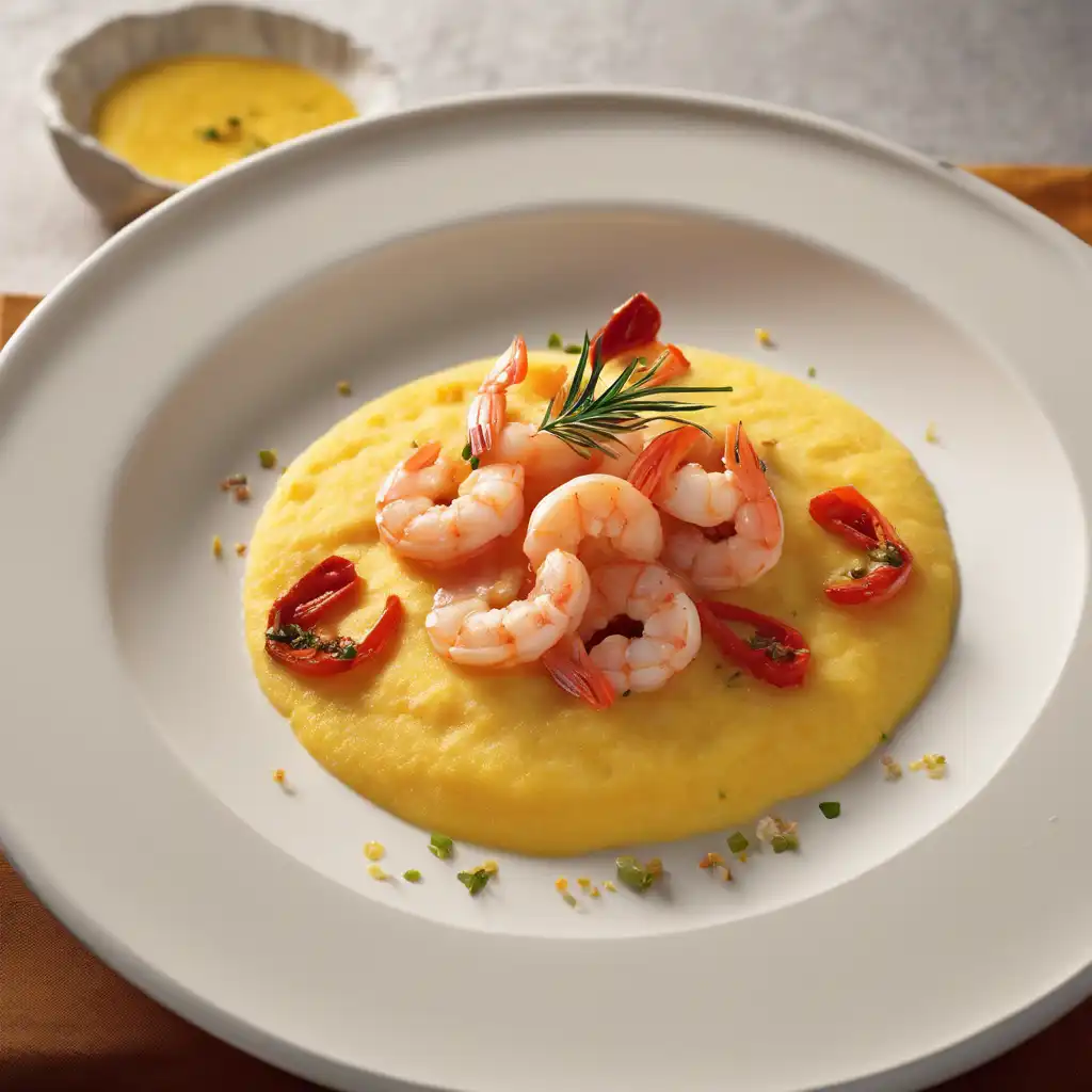 Cornmeal Polenta with Shrimp