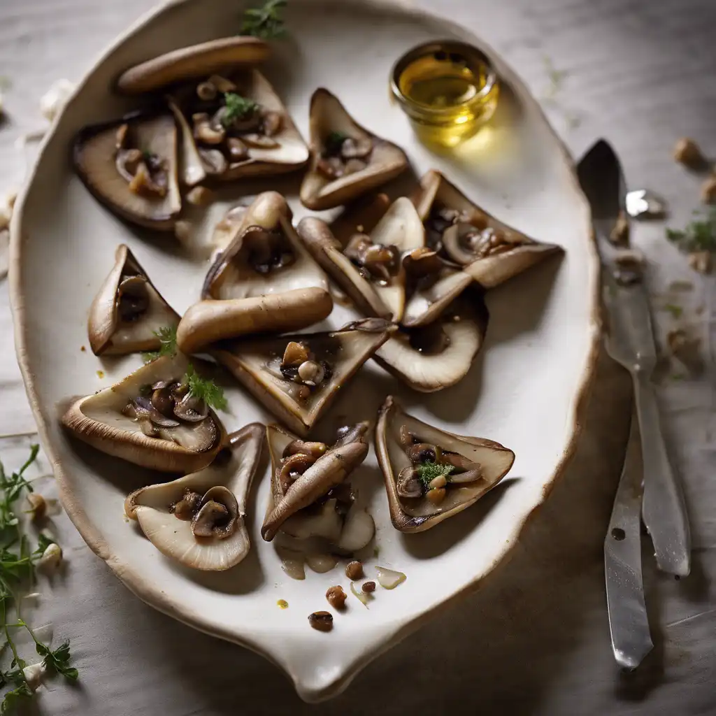 Mushroom Triangles (Chestnut-Style Mushrooms)