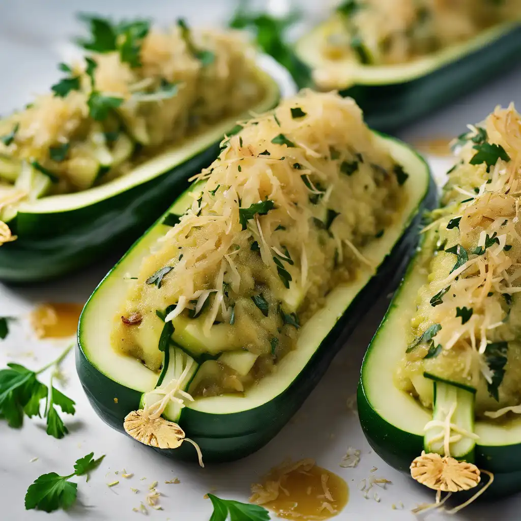 Stuffed Zucchini (Zucchine Ripe)