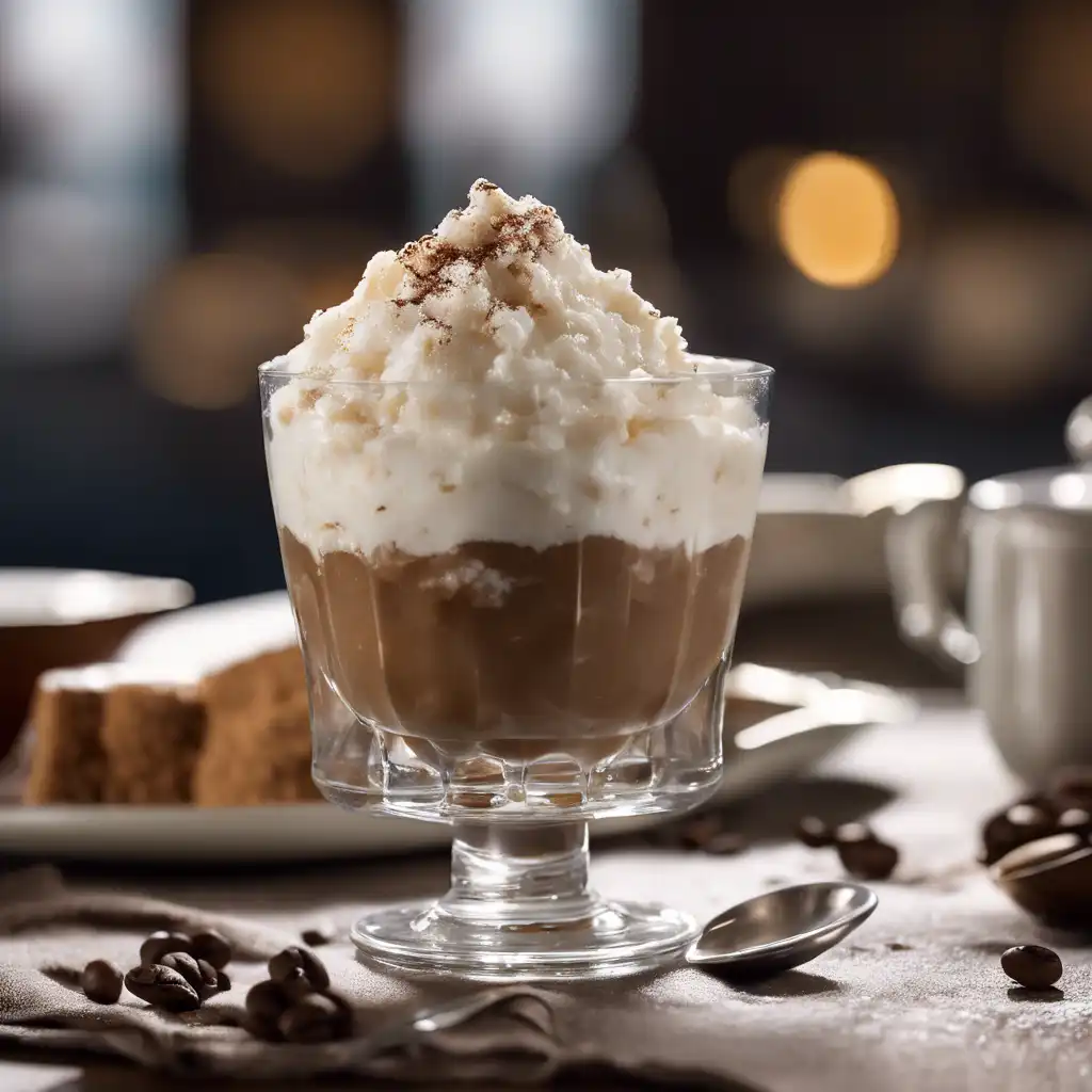 Coffee Granita with Whipped Cream (Granita de café com creme de leite)