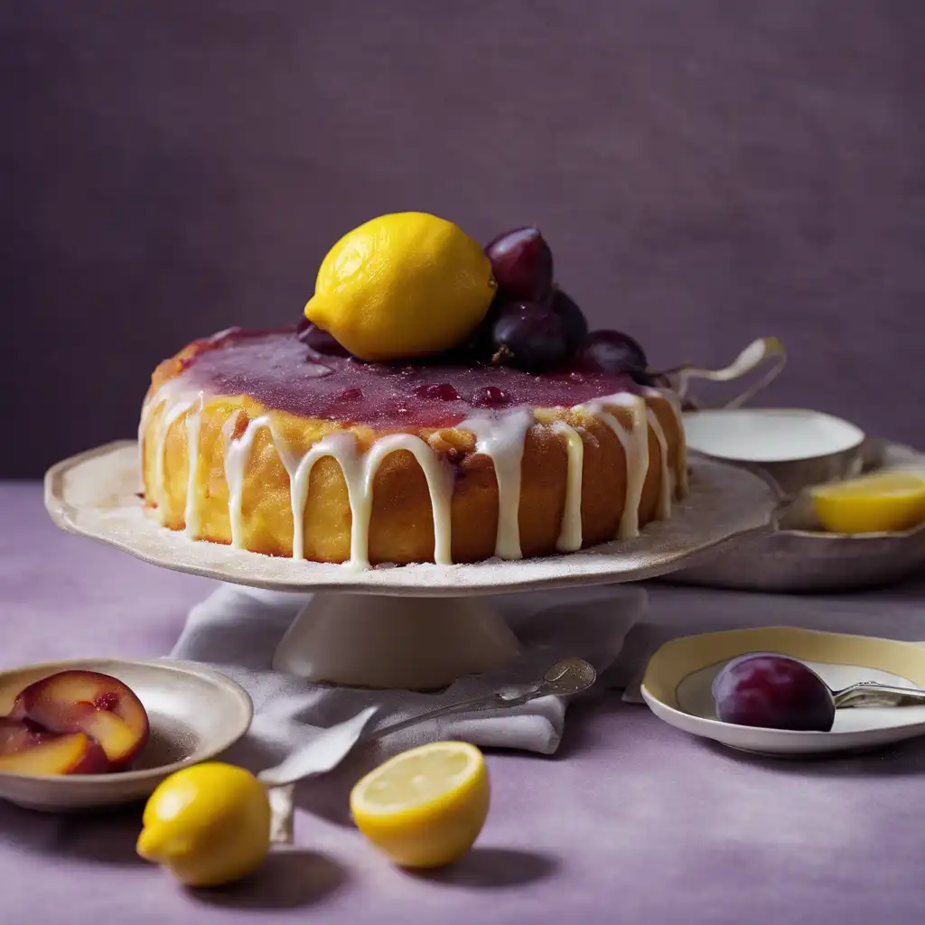 Lemon and Plum Cake