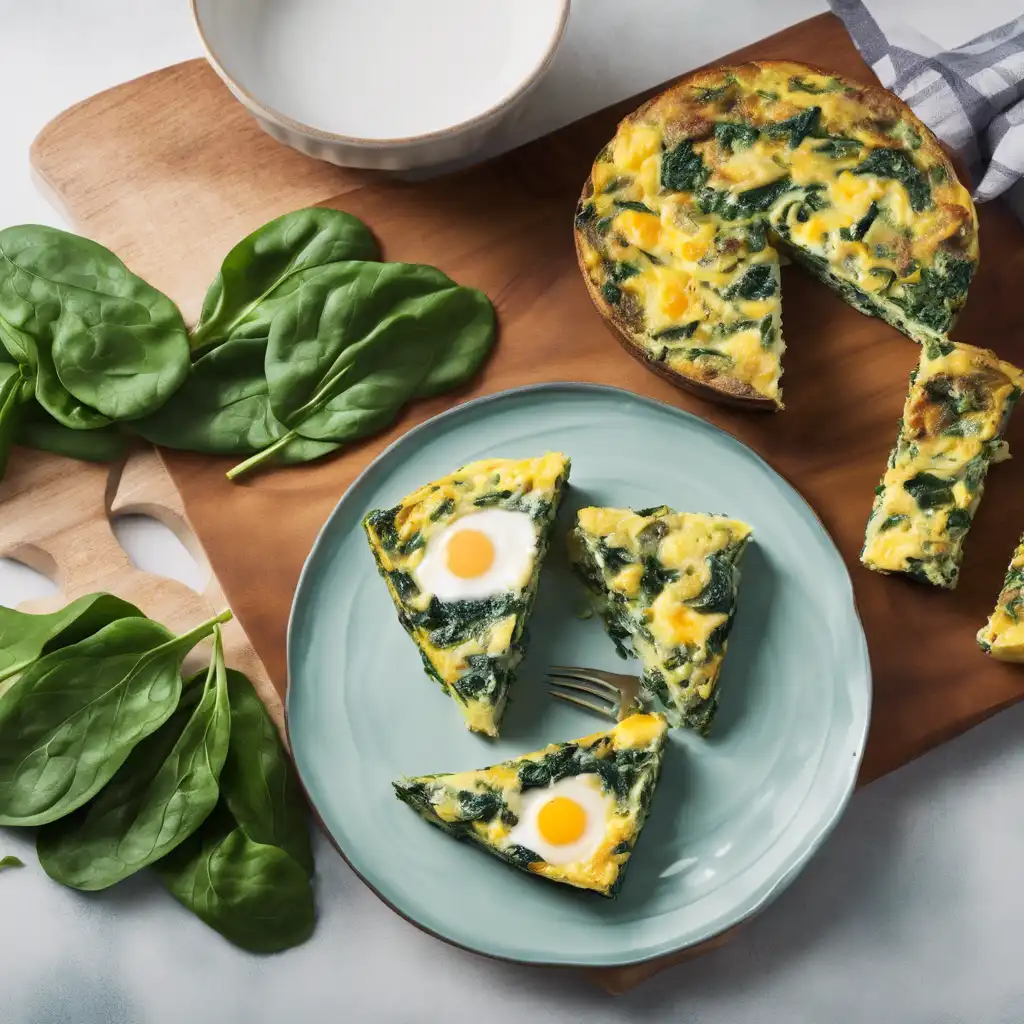 Spinach Frittata with Eggs