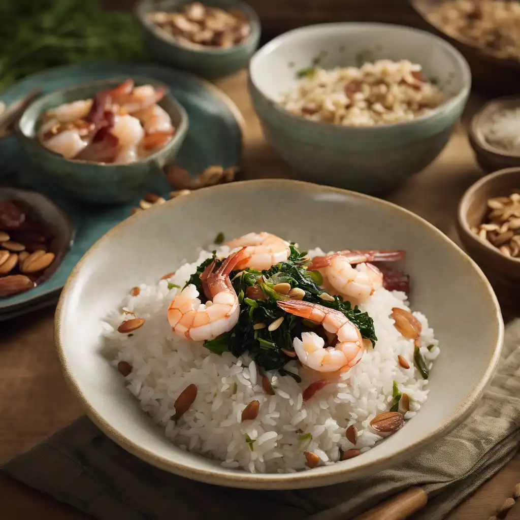 Rice with Shrimp and Almonds