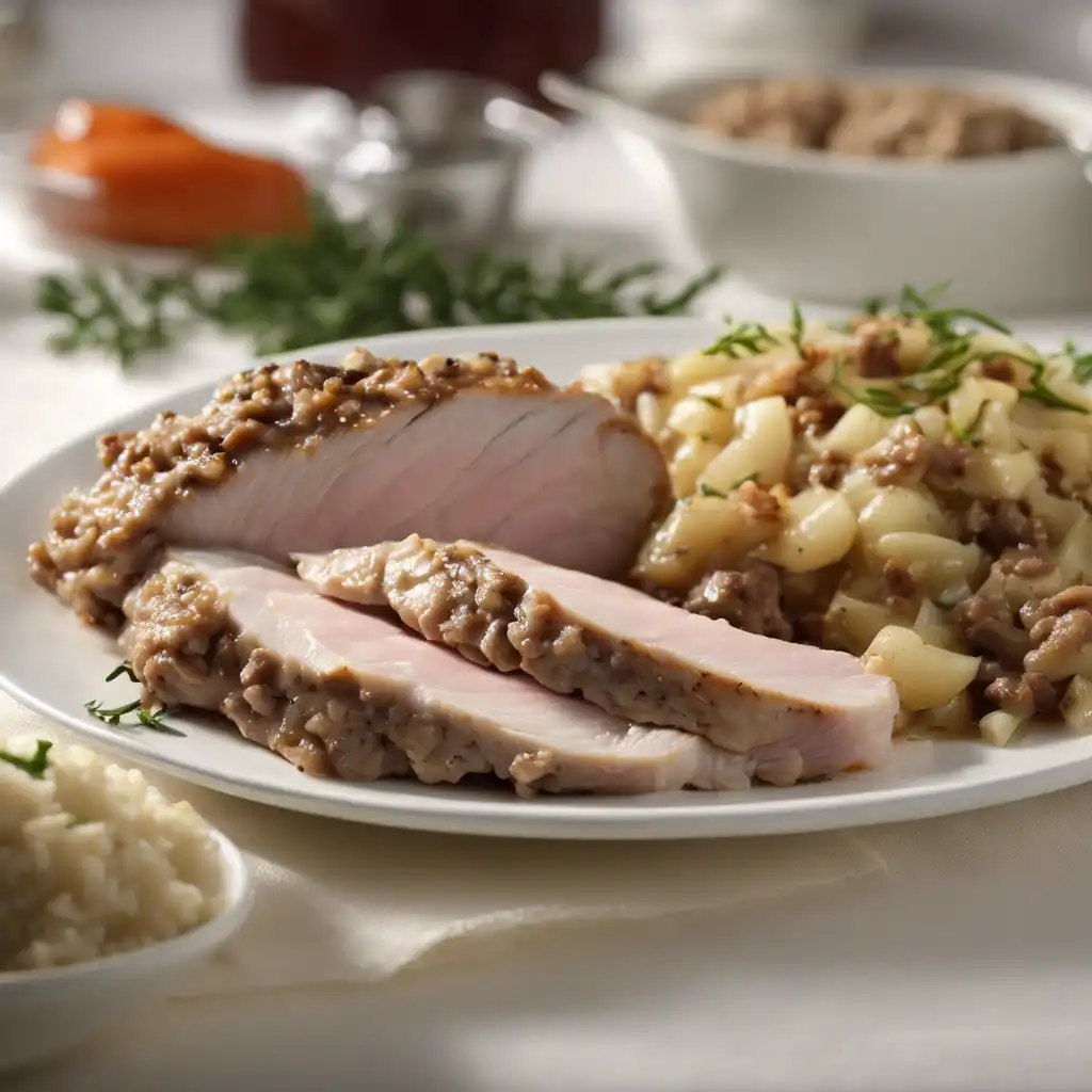 French-style Turkey Breast with Ground Beef