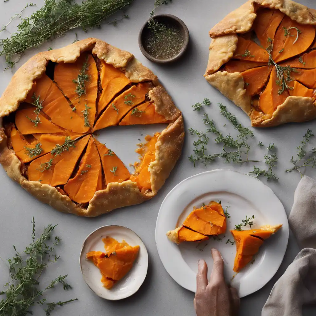 Sweet Potato and Thyme Galette