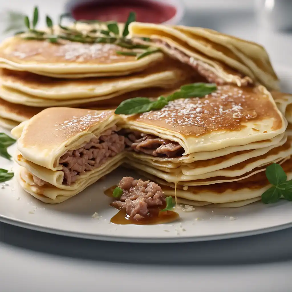 Basic Massa Pancake with Meat Filling