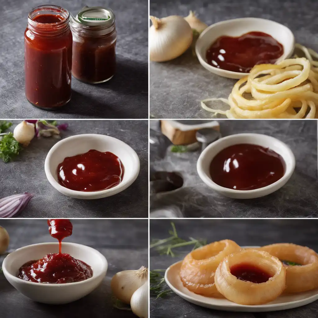 Onion Chutney with Ketchup