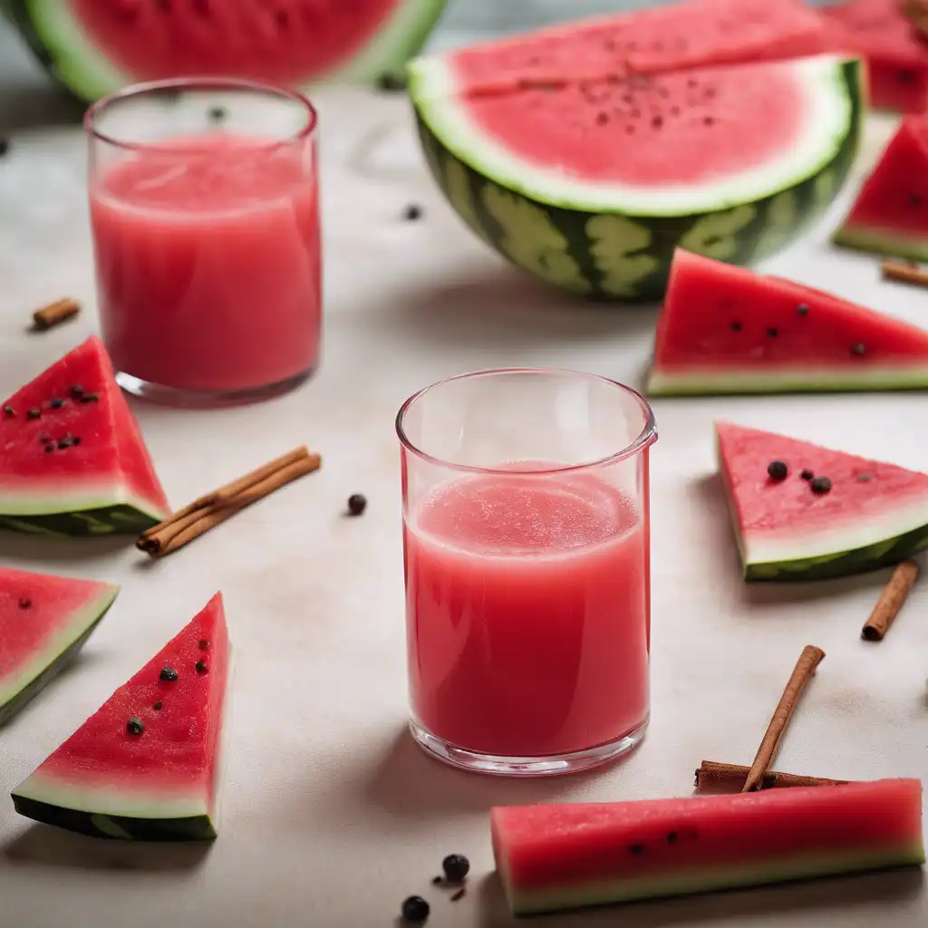 Watermelon and Cinnamon Juice