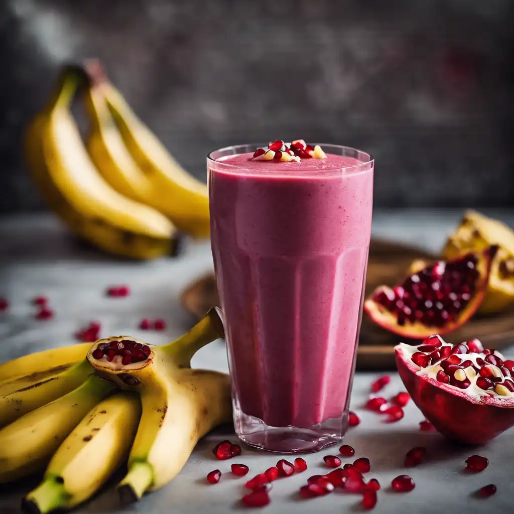 Banana and Pomegranate Smoothie