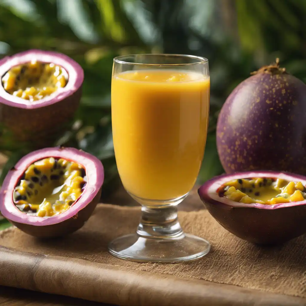 Passion Fruit Juice with Coconut Milk