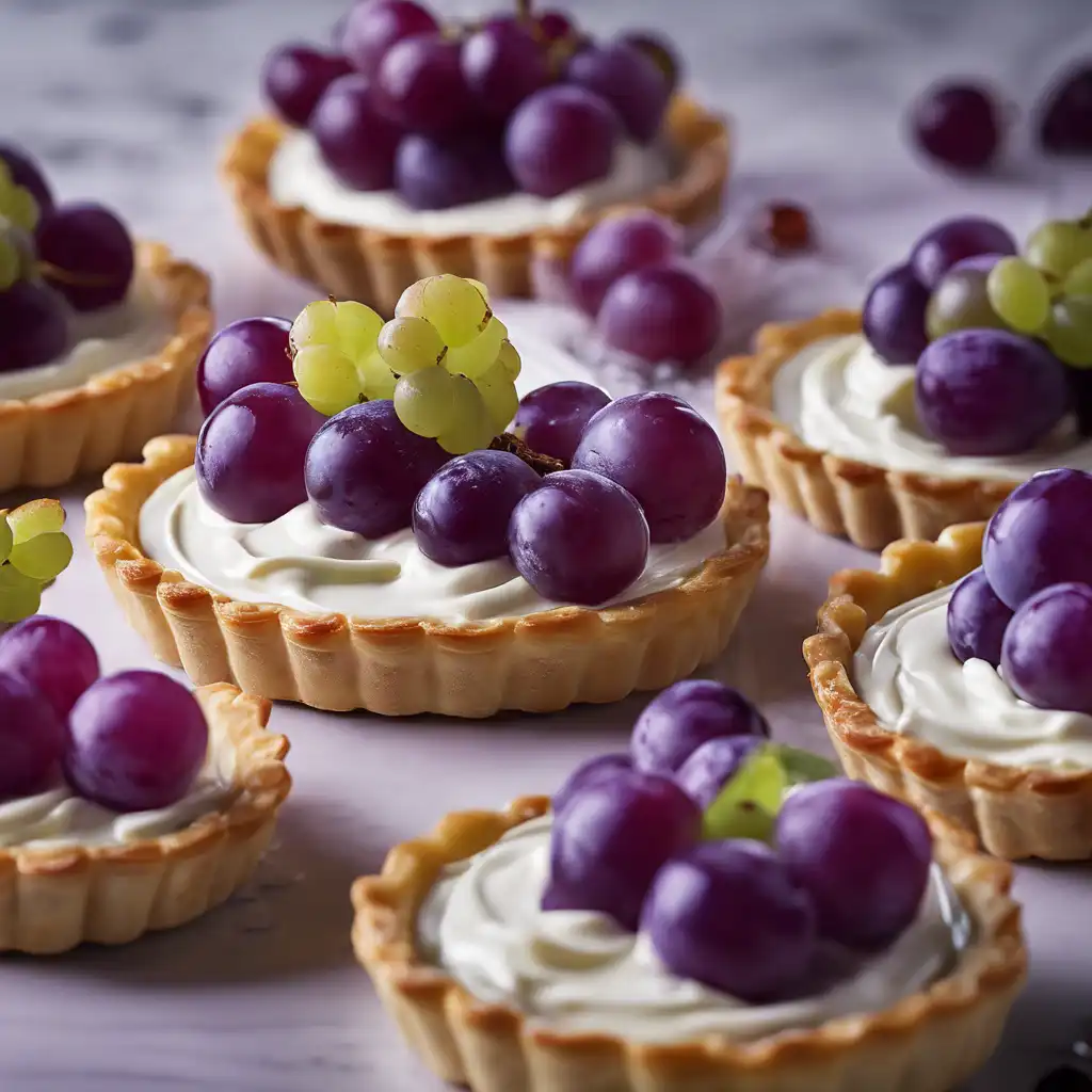 Grape Tart with Cream Cheese