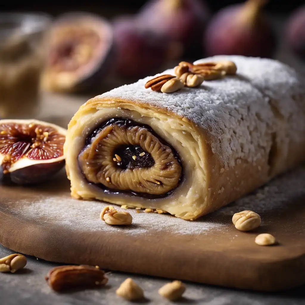 Dried Fig and Nut Roll