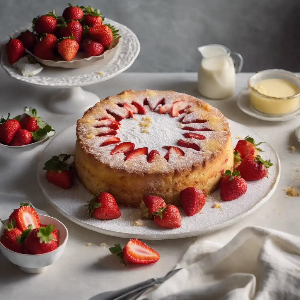 Strawberry Ricotta Cake