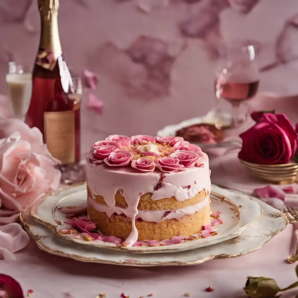 Rose Pudding Cake