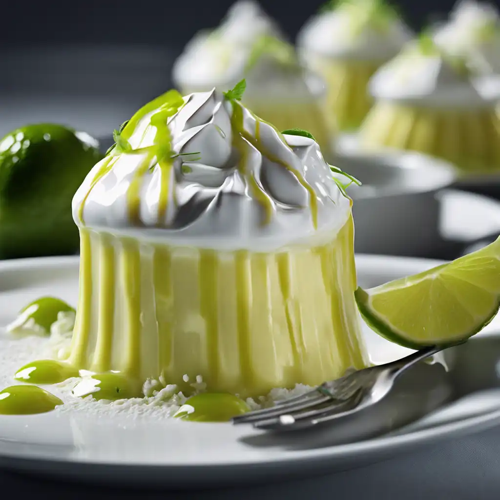 Pudding with Lime Cream