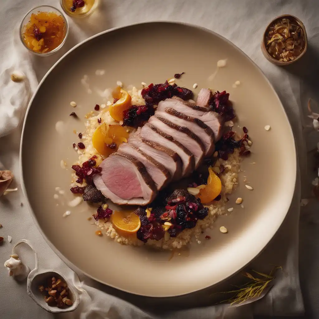 Pork Rump with Coconut and Dried Fruit Farofa