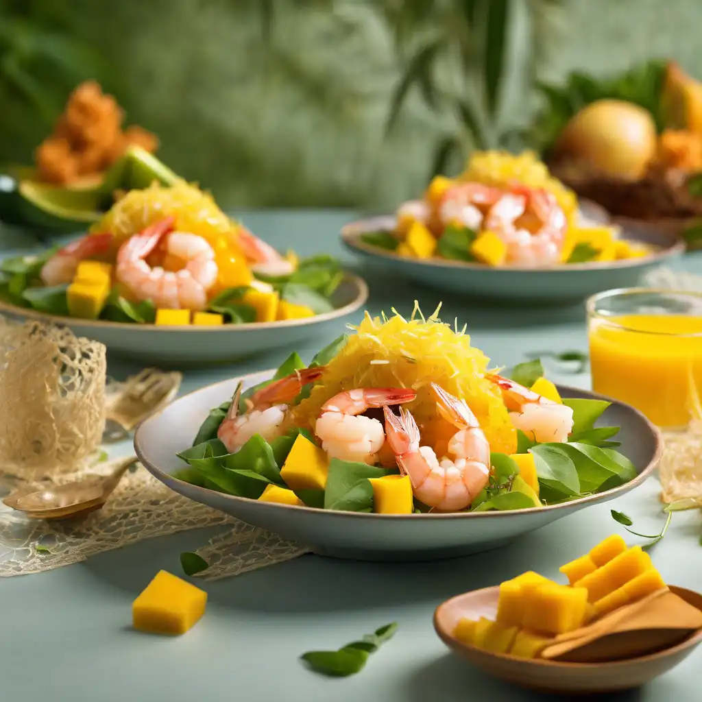 Shrimp Salad with Mango