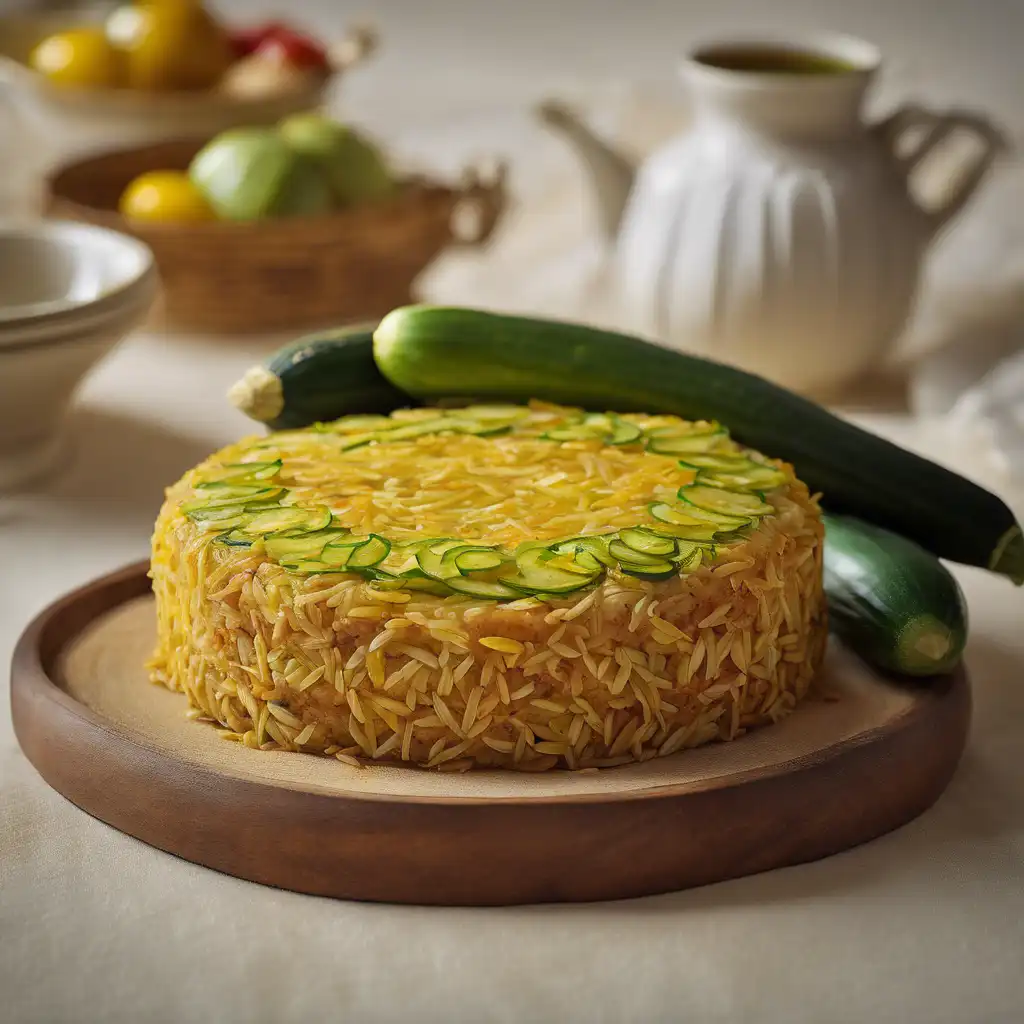 Rice and Zucchini Cake (Torta de arroz e abobrinha)