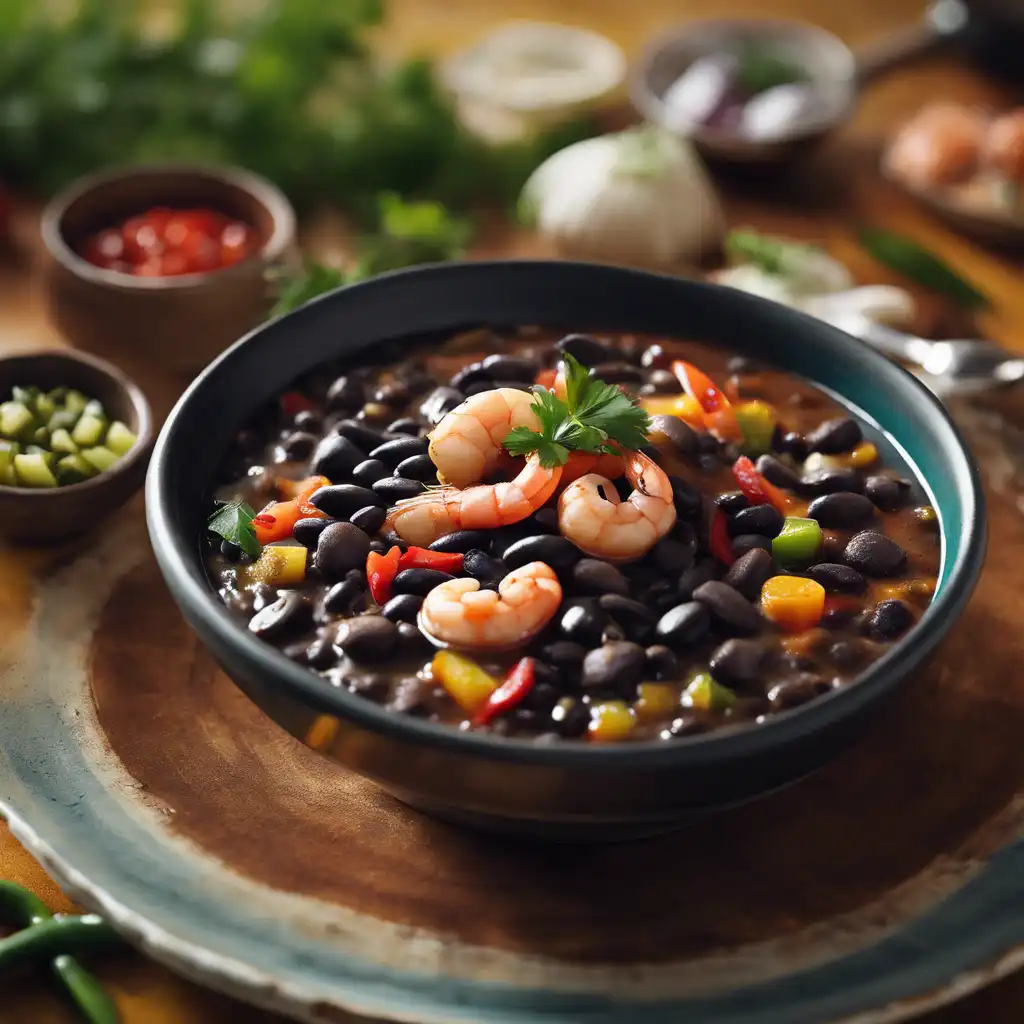 Lula with Black Bean Stew