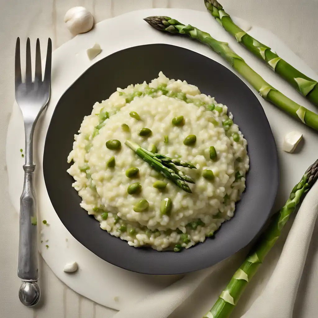 Asparagus and Camembert Risotto