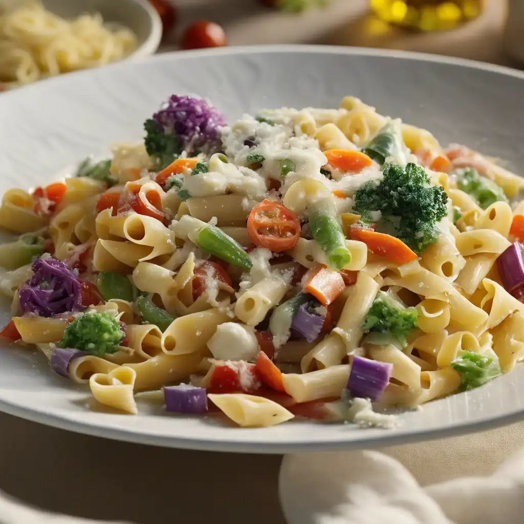 Pasta with Vegetables and Gorgonzola