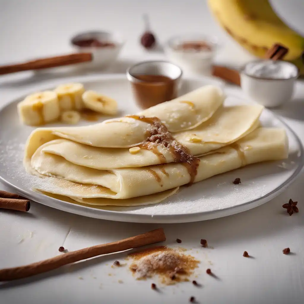 Banana Crepe with Filling