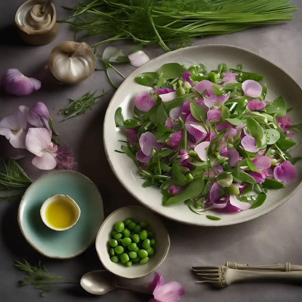 Agrio and Chive Salad with Mortadela