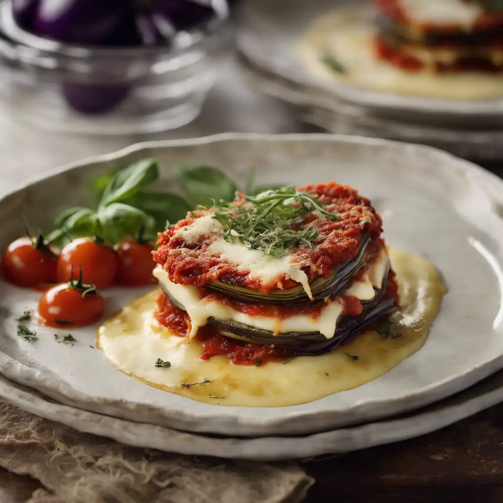 Eggplant Parmesan with Brie Cheese