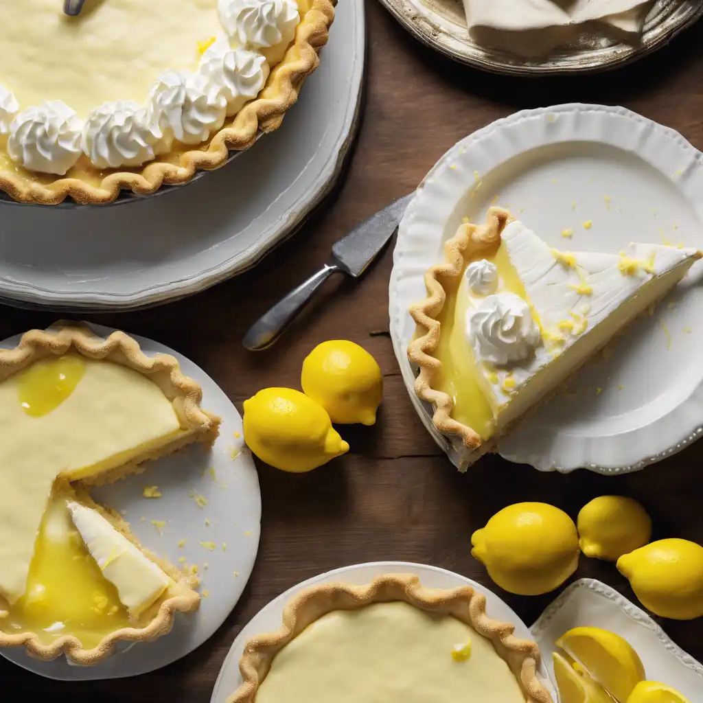 Lemon Cream Pie with Lemon Filling