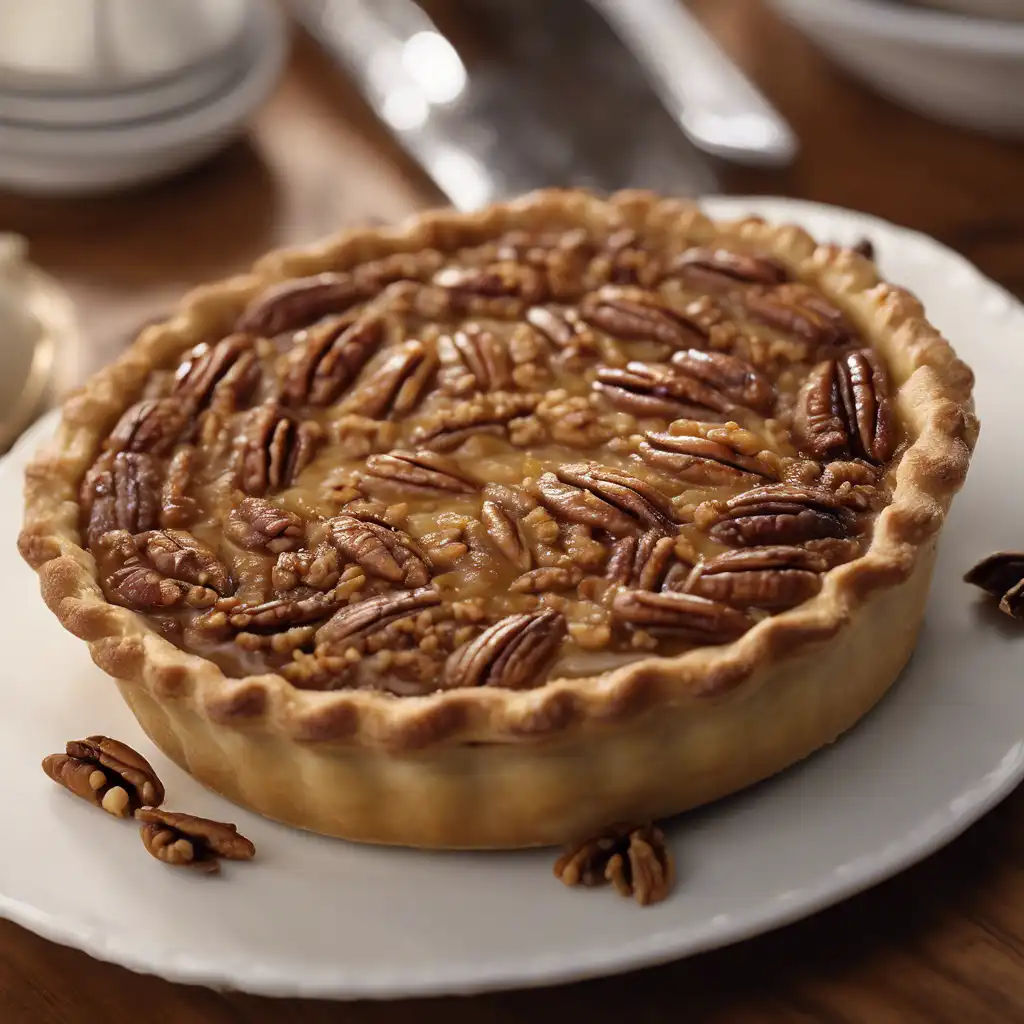 Pecan Pie with Walnut Filling