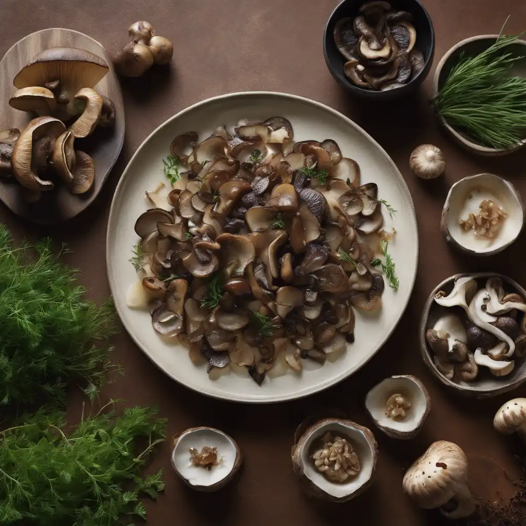 Sweet Herbs with Shiitake Mushrooms