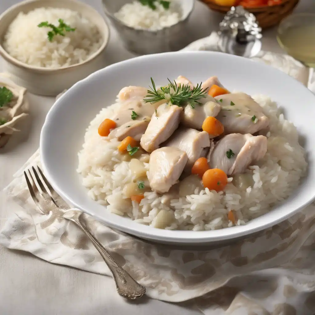 Chicken Fricassee with Rice