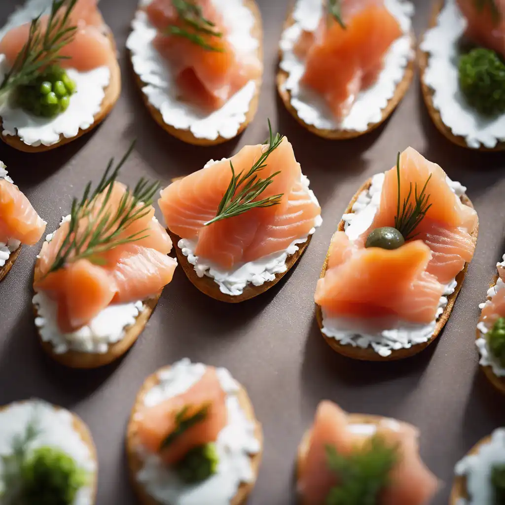 Smoked Salmon Canapés