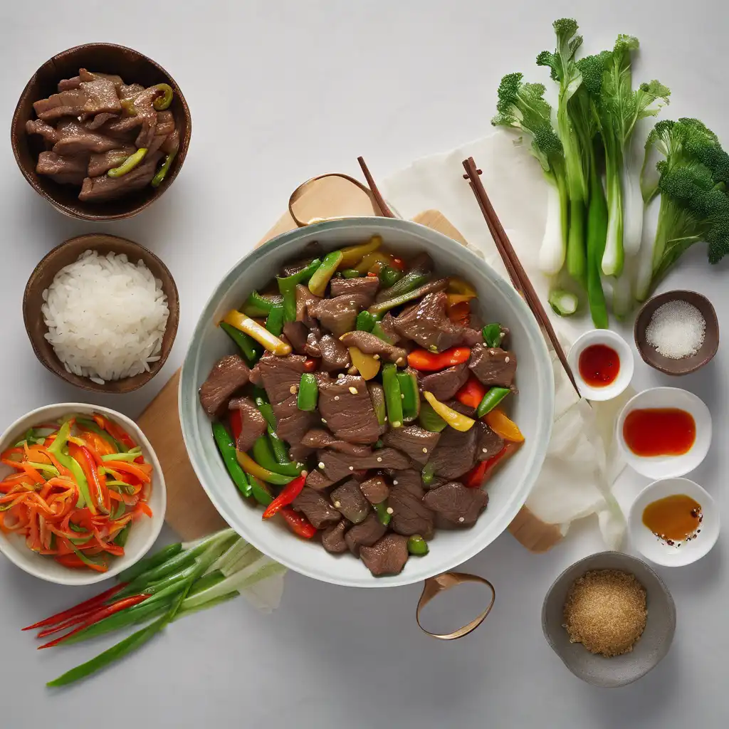 "Beef and Veggie Stir-Fry"