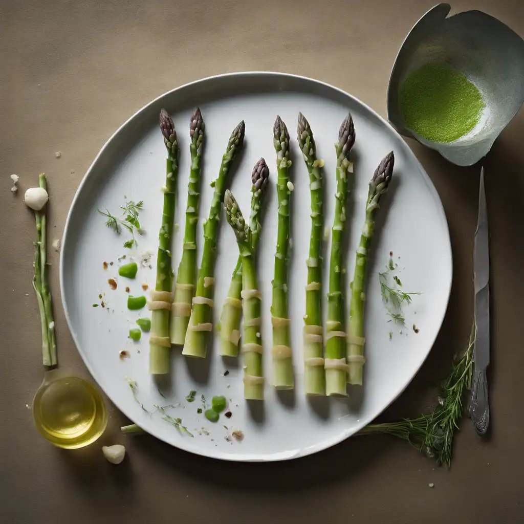 Asparagus Tips with Aioli or Scrambled Eggs