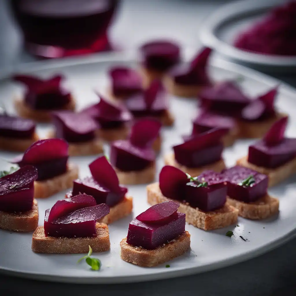 Beetroot Canapés