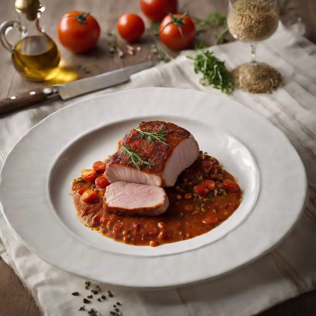 Provençal Pork Loin Chop