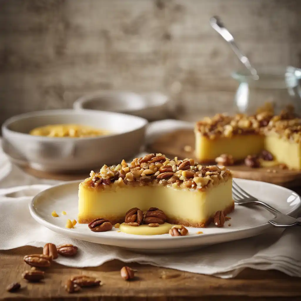 Custard Cake with Nuts