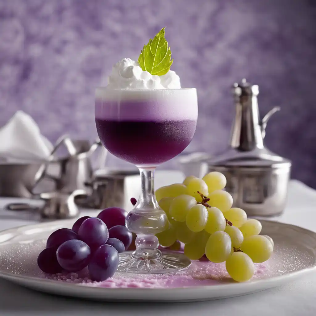 Grape Juice Foam