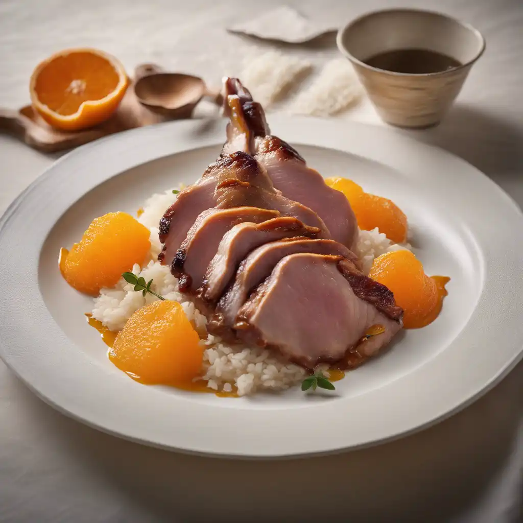 Flambéed Duck with Orange