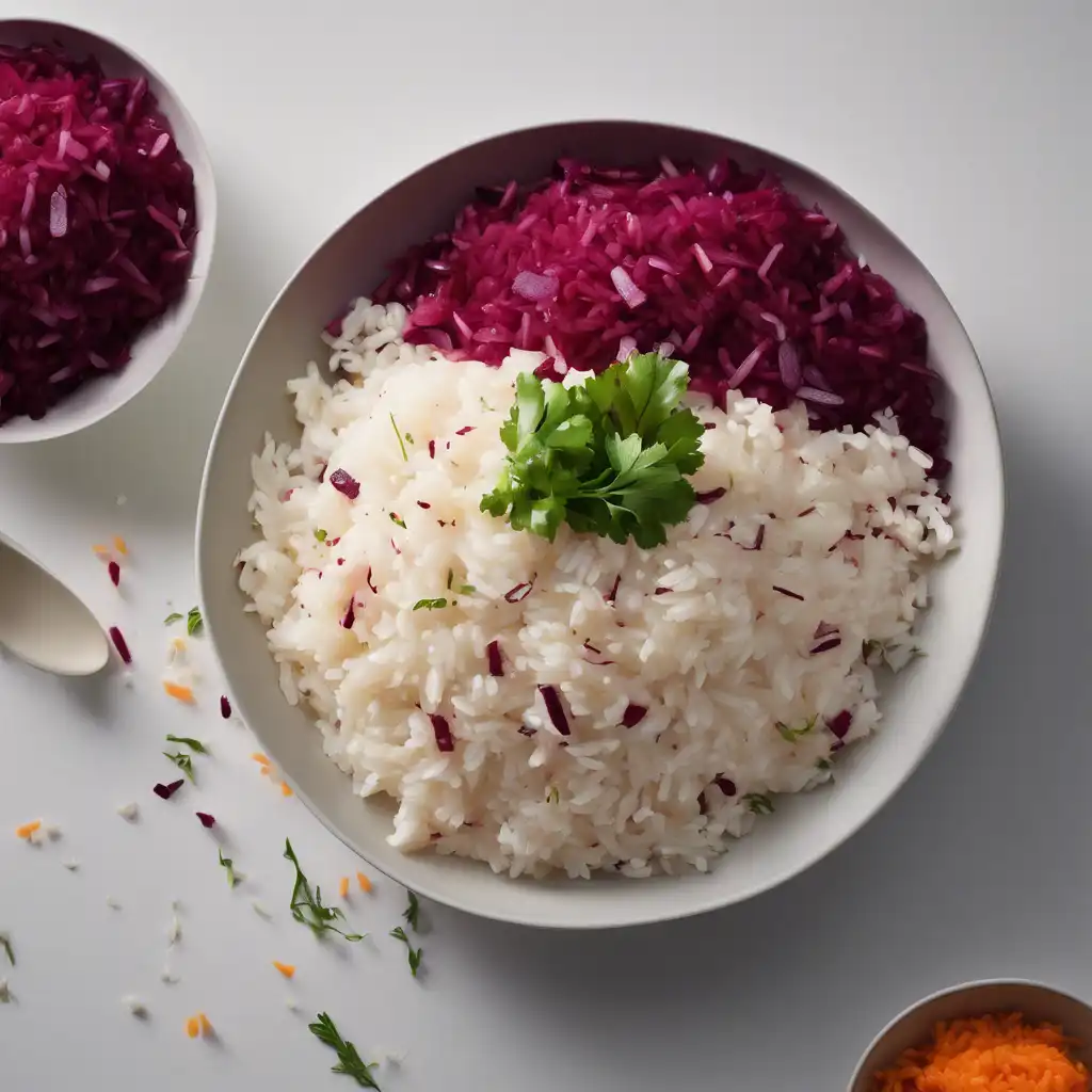 Rice Salad with Beets