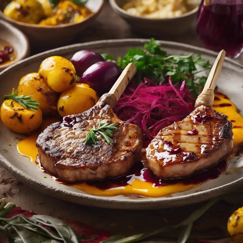 Rajasthan-Style Pork Chops