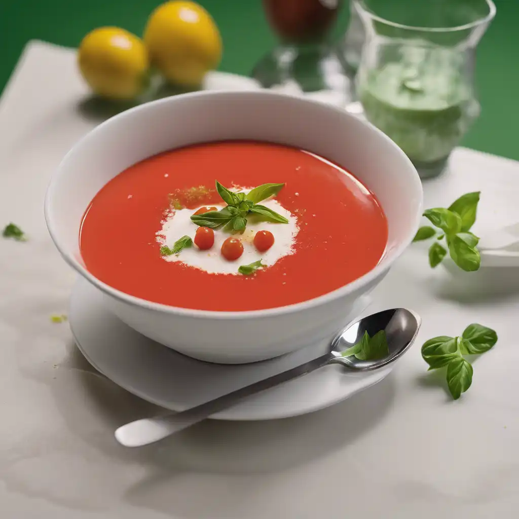 Foto de Sopa gelada de tomate