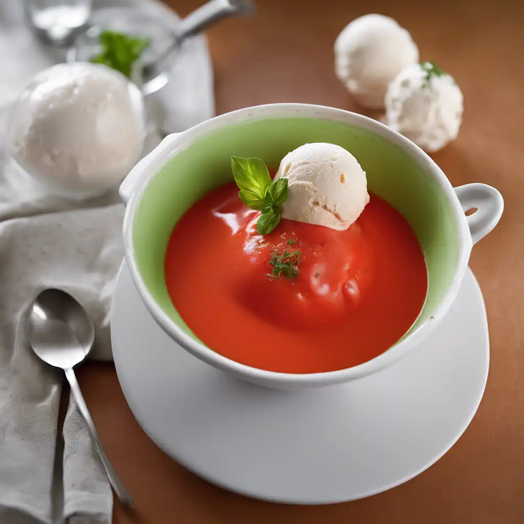 Tomato Ice Cream Soup