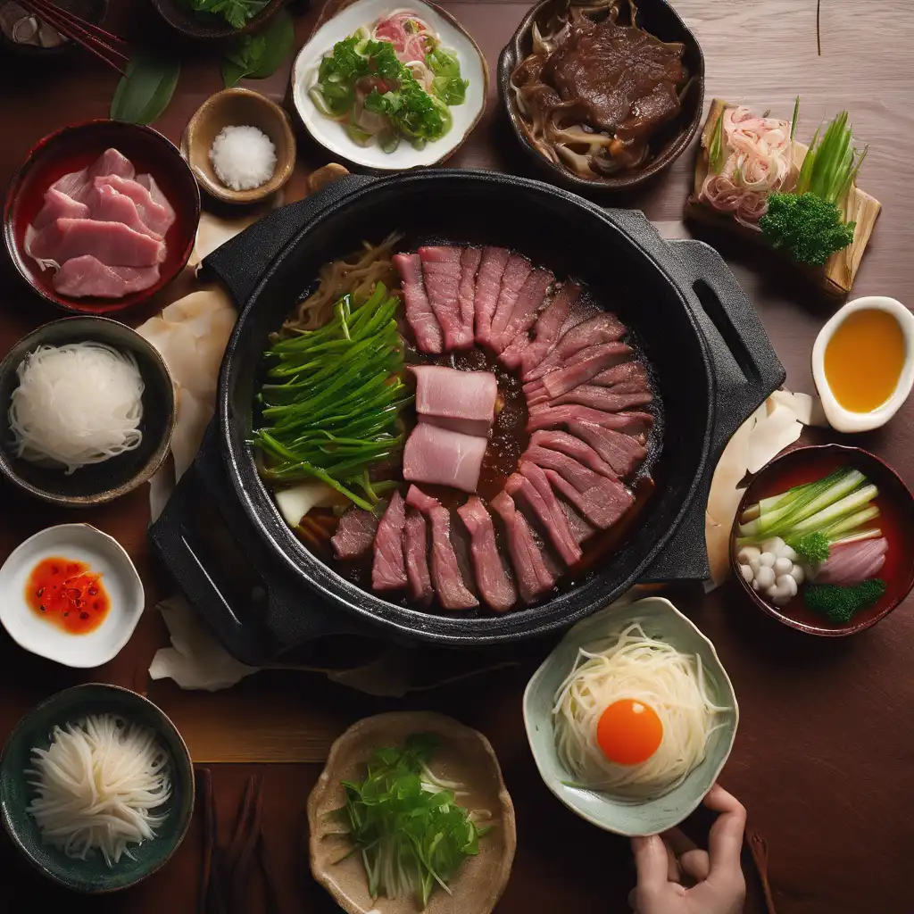 Sukiyaki: a Japanese fondue