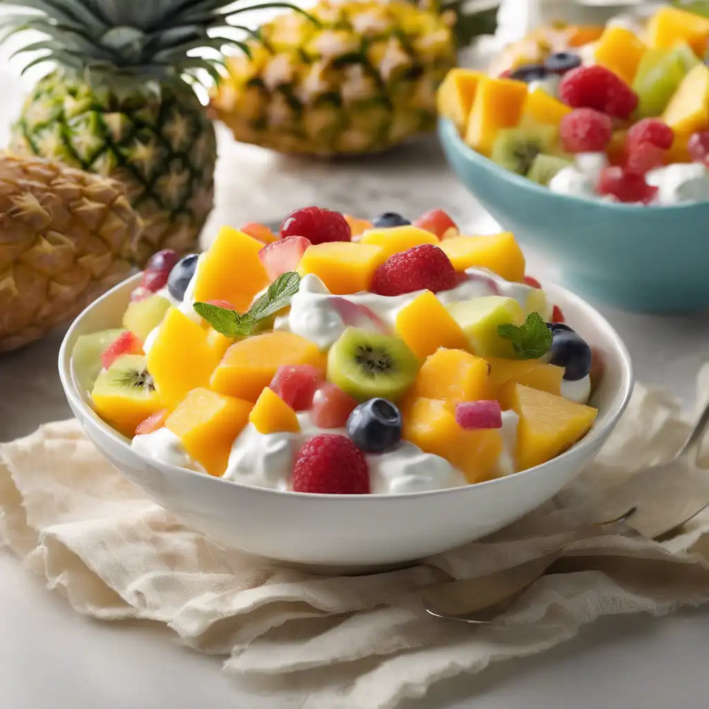 Fruit Salad with Yogurt