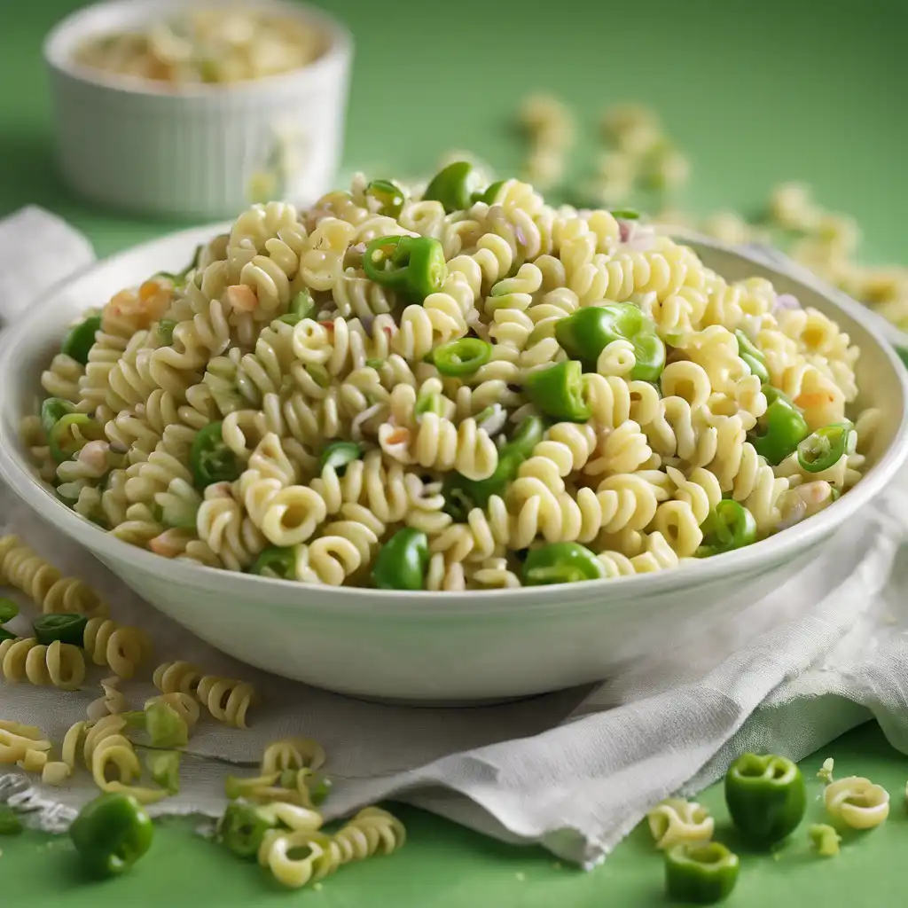 "Green Pepper Macaroni Salad"