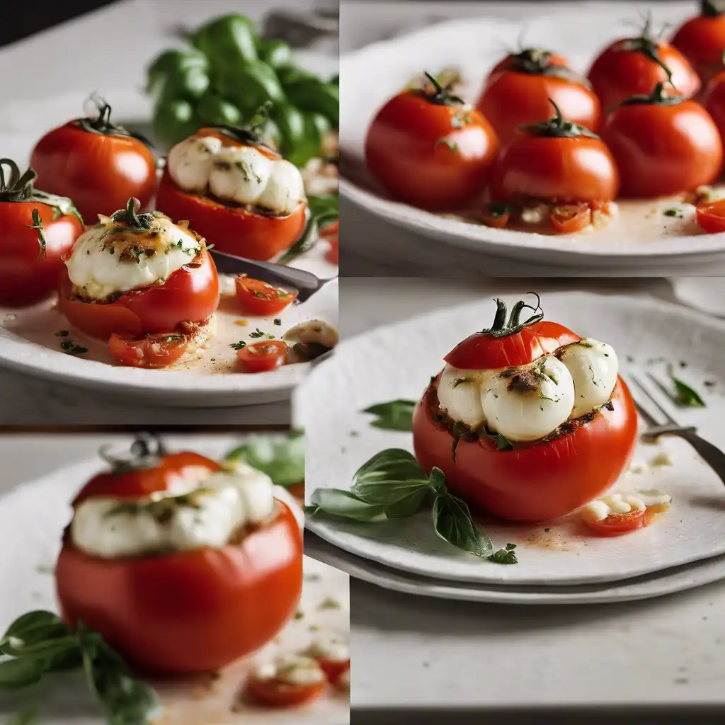 Stuffed Tomatoes with Mozzarella