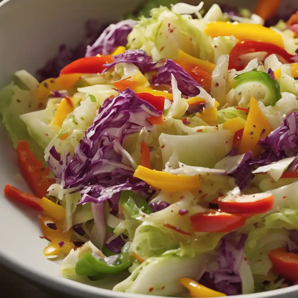 Cabbage and Bell Pepper Salad