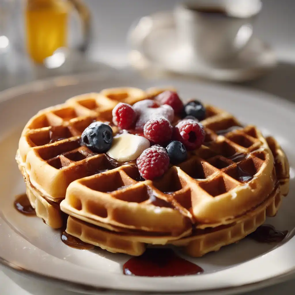 Foto de Receita básica para waffle